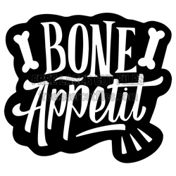Bone Appetit Halloween Sign, Free Laser Cut File