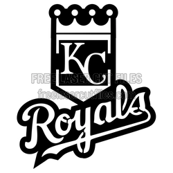 Kansas City Royals Logo Cut File, Free SVG DXF Design