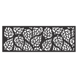 Leaf Pattern Decorative Laser Cut Panel, Ready to Cut