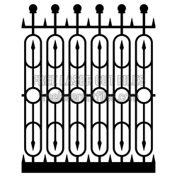 Decorative Fence Gate Laser Cut Pattern, Ready to Cut