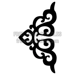 Ornamental Decorative Screen Panel, Laser Cut Ready