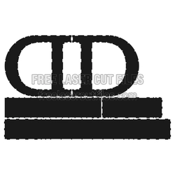 3D Letter D Laser Cut File, Ready to Cut Display Design