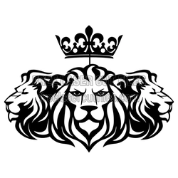 Lion Crown Face Laser Cut Wall Decor Design