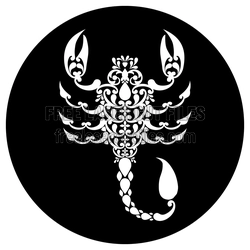 Scorpion Zodiac Sign Laser Cut Wall Decor Template