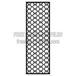 Decorative Door Screen Pattern – Laser Cut Panel