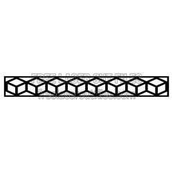 Geometric Wall Screen Panel Laser Cut Pattern