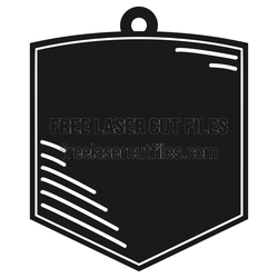 Laser Cut Medal Display Plaque with Hanging Tab