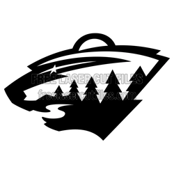 Minnesota Wild Hockey Team Logo Laser Cut File