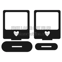Love Photo Frame Laser Cut File, Ready to Cut Gift Idea