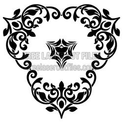 Ornamental Floral Wall Panel Design, Free Laser Cut File