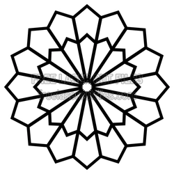 Layered Mandala Pattern Ready to Cut for Laser Projects