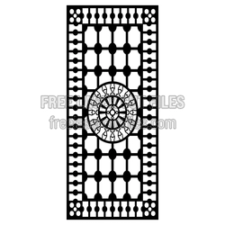 Decorative Door Panel Screen Laser Cut Pattern