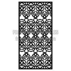 Ornamental Decorative Panel Pattern for Laser Cutting