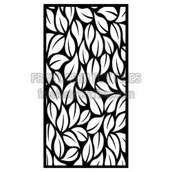 Decorative Leaf Panel Laser Cut Design for Doors and Screens