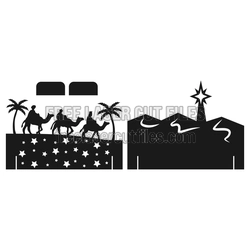 Nativity Christmas Scene Laser Cut File, 3.175mm Ready to Cut