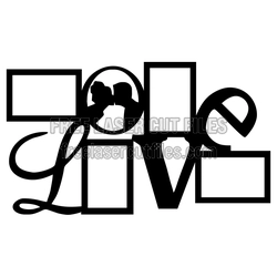 Love Couple Picture Holder Laser Cut File, Ready to Cut