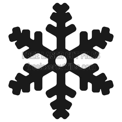 Snowflake Laser Cut Ornament File, Ready to Cut