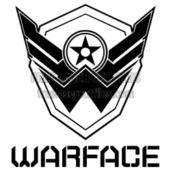 Warface Emblem Logo Laser Cut File, Ready to Cut