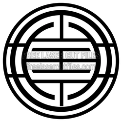 Circular Decorative Door Screen Laser Cut Panel Template