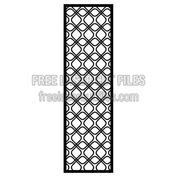 Decorative Door Screen Panel Laser Cut Pattern