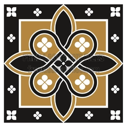 Geometric Floral Panel Laser Cut Pattern, Ready to Cut