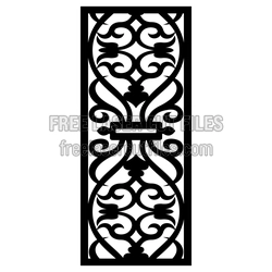 Ornamental Decorative Panel Laser Cut Pattern
