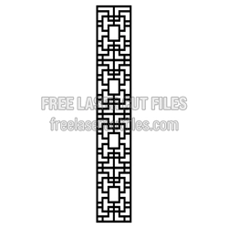 Decorative Geometric Screen Panel Ready to Cut