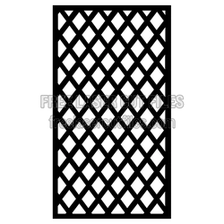 Decorative Lattice Door Panel Ready to Cut