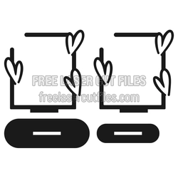 Love Photo Frame Laser Cut File, Heart Decor Ready to Cut