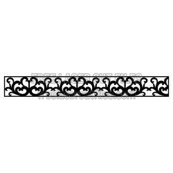 Decorative Laser Cut Door Panel Screen Template