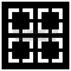 Modern Geometric Door Panel Pattern Ready to Cut
