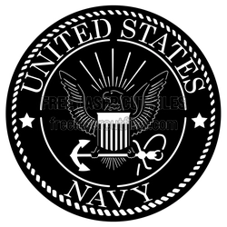 United States Navy Emblem Logo Free Laser Cut File