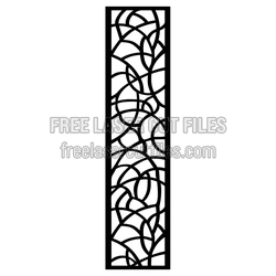 Decorative Abstract Door Panel Laser Cut Pattern