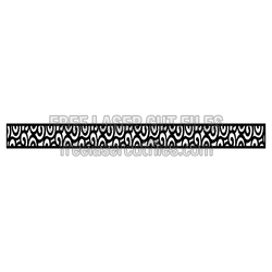 Decorative Screen Door Panel Laser Cut Pattern