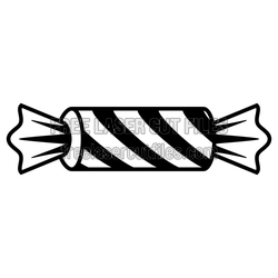 Halloween Candy Wrapper Laser Cut Template