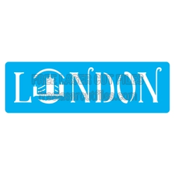 London Split Letter Stencil for Laser Cutting