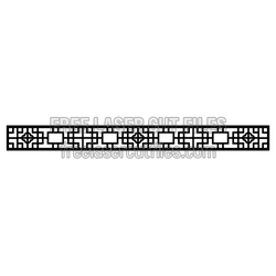 Decorative Geometric Door Panel Laser Cut Screen