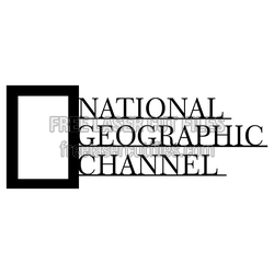 National Geographic Channel Logo DXF Laser Cut Template