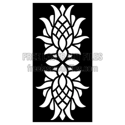 Ornamental Decorative Door Panel Laser Cut Pattern