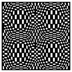 Geometric Decorative Screen Panel, Laser Ready Pattern