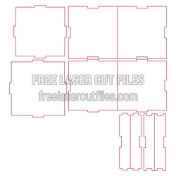 Free Laser Cut Parametric Box Template with Lid