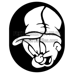 Yosemite Sam Cartoon Sign Laser Cut Design