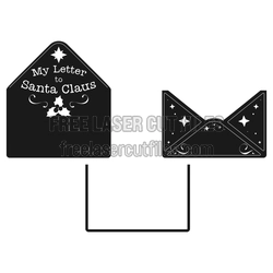 Dear Santa Christmas Ornament with Envelope Holder