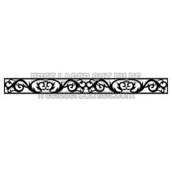 Decorative Ornamental Screen Panel Laser Cut File