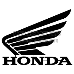 Motorcycle Wing Logo SVG for Laser Cutting and Crafts