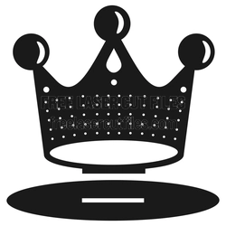 Crown Jewelry Organizer Laser Cut Template, 3mm Ready to Cut