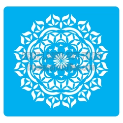 Layered Mandala Floral Panel Laser Cut File
