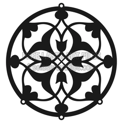Ornamental Dream Catcher Laser Cut File, Ready to Cut