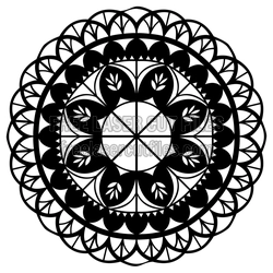 Layered Mandala Decorative Pattern, Laser Ready Cut File
