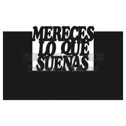 Mereces Lo Que Suenas Photo Frame Collage Laser Cut File